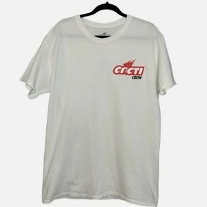 TRAVIS SCOTT CACTI CREW WHITE SMALL TSHIRT